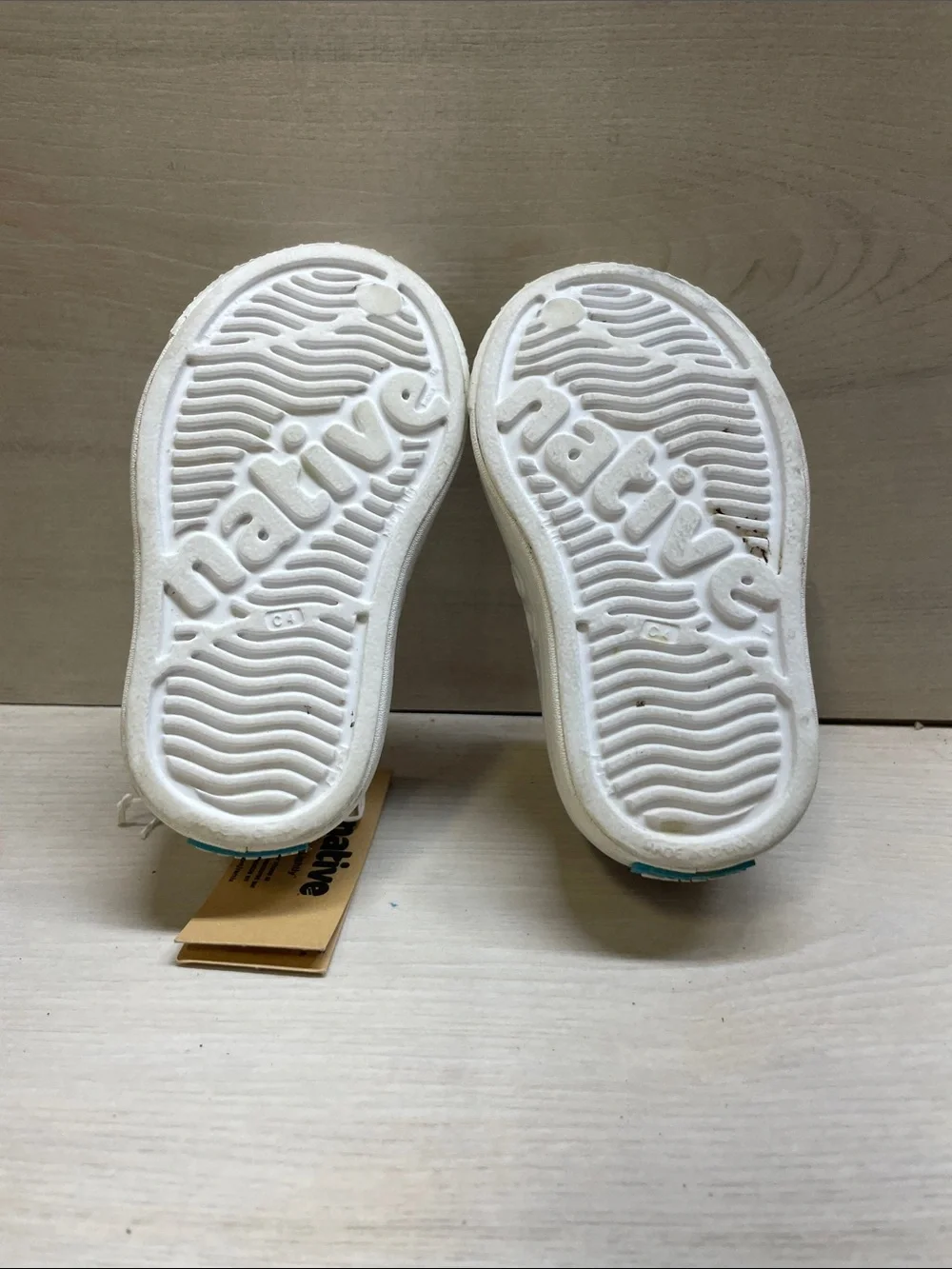 Native Kids Water Shoe Slip-On in White #1169